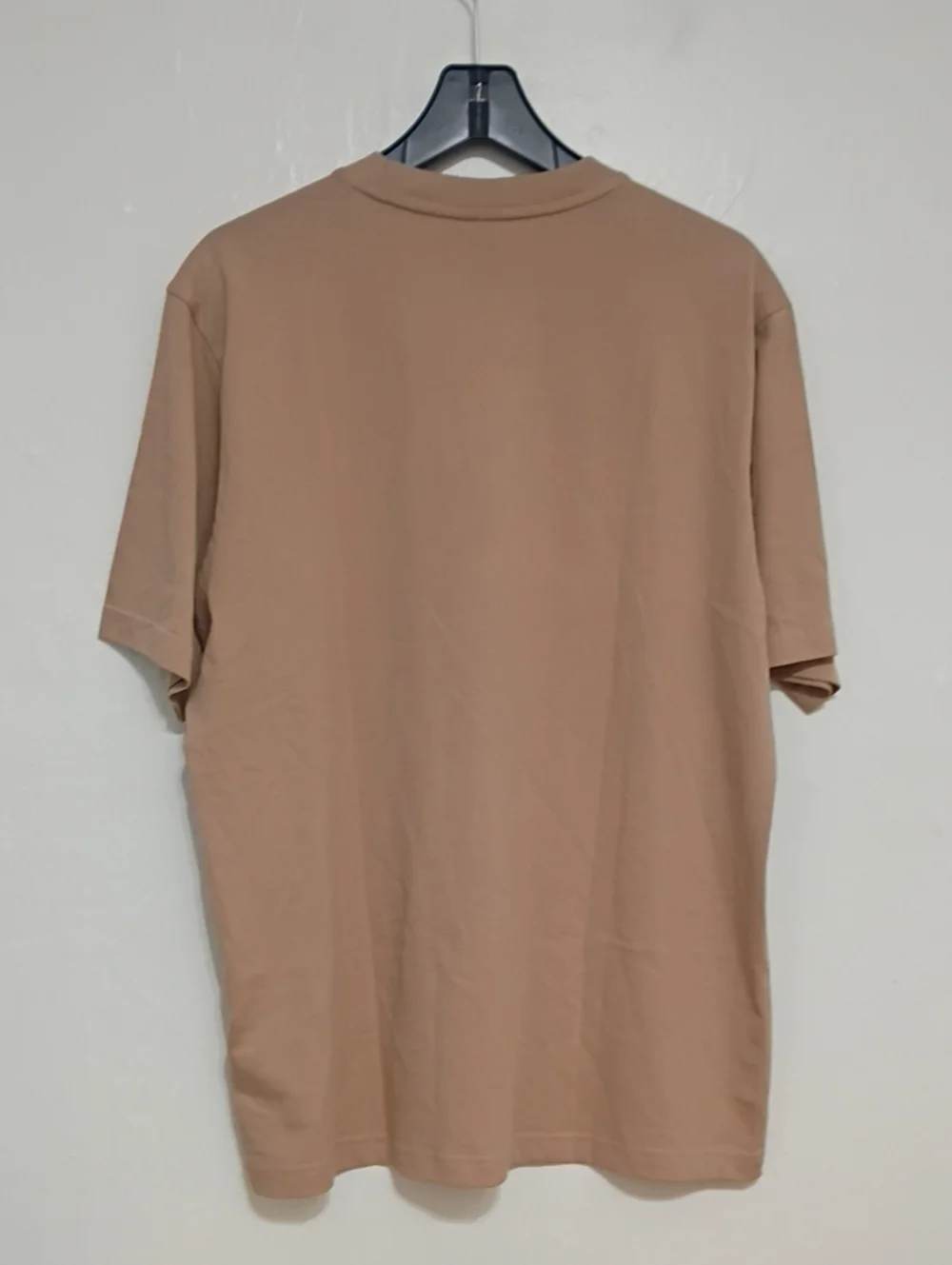 Adidas Big Logo Short Sleeve T-Shirt Warm Sandstone & Black Size L NWT